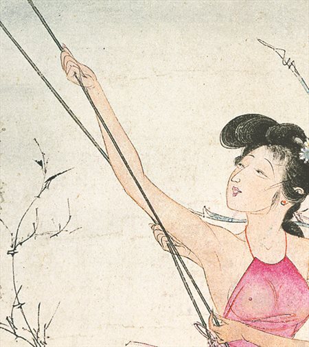 新芜-胡也佛的仕女画和最知名的金瓶梅秘戏图